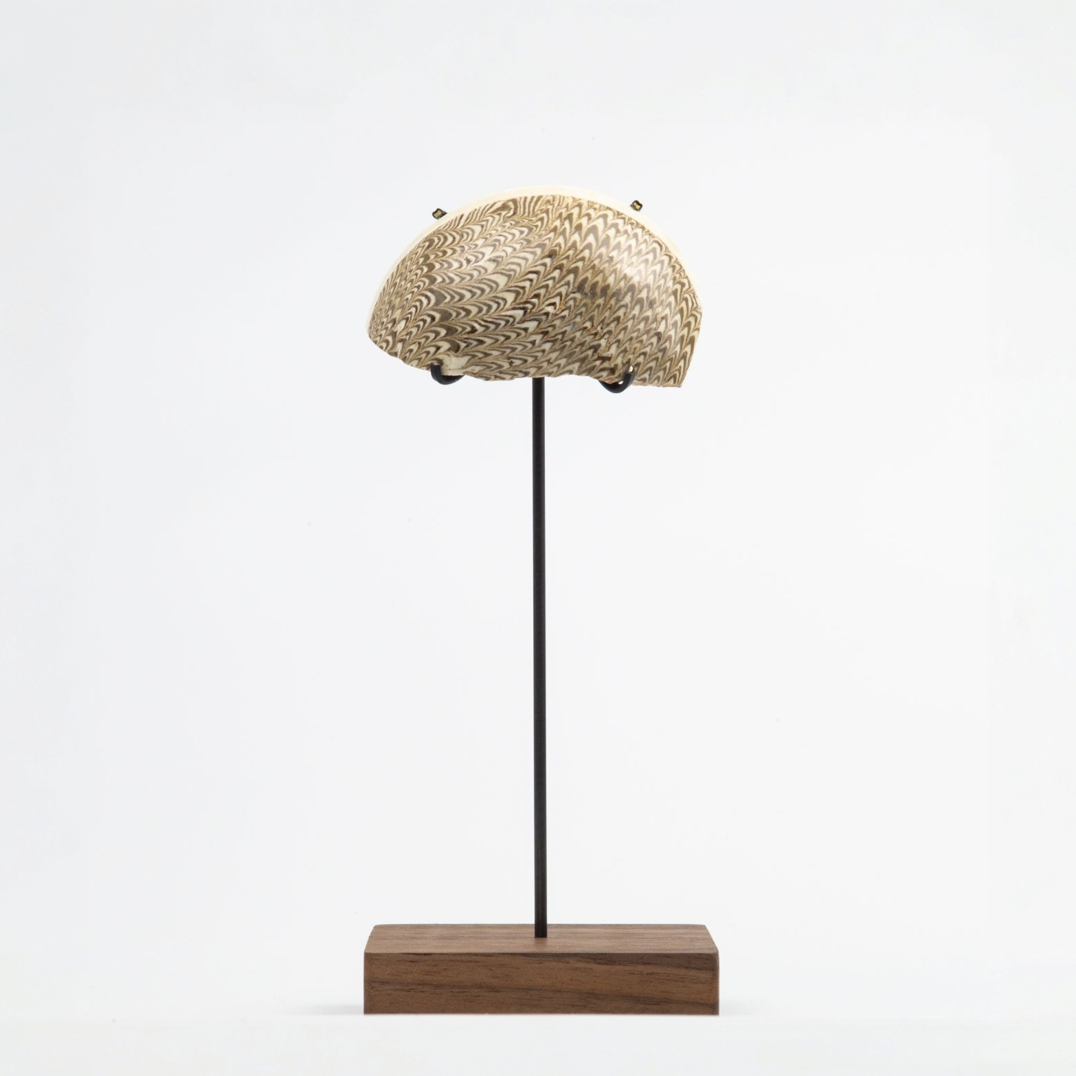 SHANWU Ceramic Display Stand - Walnut Edition