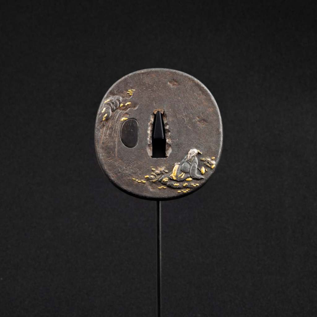 SHANWU Tsuba Display Stand - Walnut Edition