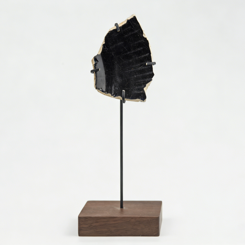 SHANWU Ceramic Display Stand - Walnut Edition
