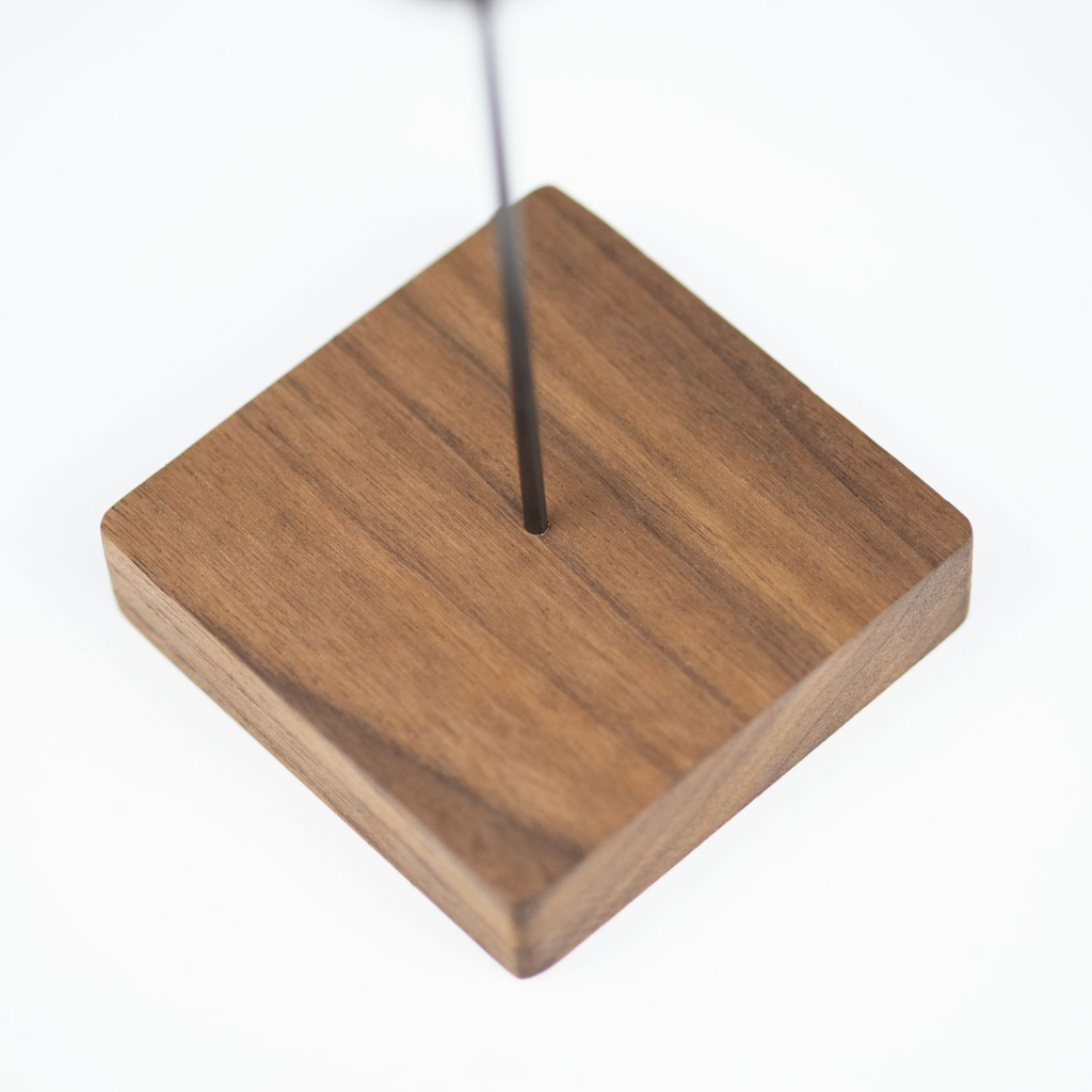 SHANWU Tsuba Display Stand - Walnut Edition