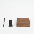 SHANWU Tsuba Display Stand - Walnut Edition